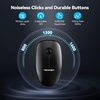 image:imageTECKNET Wireless Keyboard and MouseCharcoal