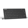 image:imageTECKNET 24G Wireless Keyboard  Mini Compact Keyboard with Media Hotkeys