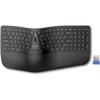 image:imageTECKNET Wireless Ergonomic Keyboard Rechargeable 24GBluetooth Ergo Cordless USB Computer Keyboard Wrist Rest Natural Typing StainResistant Fabric Compatible For Windows Computer Desktop Laptopblack
