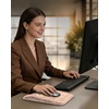 image:imageErgonomic Mouse Pad with Wrist Rest Mousepad with Wrist Support with Builtin Memory Foam and Ergonomic Slope Design Relieves Carpal Tunnel Syndrome PainDesk Computer Office Gaming Mouse PadsYellow