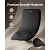 image:imageErgonomic Mouse Pad with Wrist Rest Mousepad with Wrist Support with Builtin Memory Foam and Ergonomic Slope Design Relieves Carpal Tunnel Syndrome PainDesk Computer Office Gaming Mouse PadsBlack