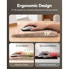 image:imageErgonomic Mouse Pad with Wrist Rest Mousepad with Wrist Support with Builtin Memory Foam and Ergonomic Slope Design Relieves Carpal Tunnel Syndrome PainDesk Computer Office Gaming Mouse PadsYellow