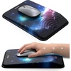 image:imageErgonomic Mouse Pad with Wrist Rest Mousepad with Wrist Support with Builtin Memory Foam and Ergonomic Slope Design Relieves Carpal Tunnel Syndrome PainDesk Computer Office Gaming Mouse PadsUniverse