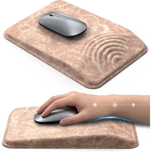 image:imageErgonomic Mouse Pad with Wrist Rest Mousepad with Wrist Support with Builtin Memory Foam and Ergonomic Slope Design Relieves Carpal Tunnel Syndrome PainDesk Computer Office Gaming Mouse PadsYellow