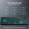 image:imageTECKNET Wired KeyboardSilent USB Keyboard for OfficeSpillResistantSlim FullSize Membrane LayoutPlug and Play for PCLaptopMacRGB Backlit