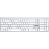 image:imageTECKNET Backlit Bluetooth Keyboard for Mac MultiDevice Rechargeable Quiet  Compatible Apple Keyboard for MacBook ProAir iMac Up to 3 Devices Numeric Keypad 1600 mAh Steel Stable WirelessWhite