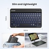 image:imageTECKNET Bluetooth iPad Keyboard Mini Portable Keyboard with Backlit Slim Quiet Keyboard Rechargeable Wireless Keyboard for iPad A16 11th 10th Generation iPad Pro Air Computer for All iOSAndroidBlack