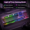 image:imageTECKNET Wired Gaming Keyboard Black amp Pink  2pcs