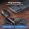 image:imageTECKNET Wired Keyboard and Mouse Combo 7 Color Backlit Large Print Ergonomic Keyboard with Wrist Rest USB Plug amp Play Silent Keyboard Mouse Set for Computer Mac Laptop PC Windows