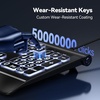 image:imageTECKNET Wired Keyboard and Mouse Combo 7 Color Backlit Large Print Ergonomic Keyboard with Wrist Rest USB Plug amp Play Soft Typing Silent Keyboard Mouse Set for ComputerWindows Mac