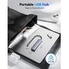image:imageTECKNET USB C Hub 4K60Hz 5in1 USBC to HDMI Adapter with 100W Power Delivery USBCUSBA 30 Data Ports HDMI to USB C Multiport Adapter for MacBook iPad iPhone Nintendo Switch Steam Deck USB HubGrey
