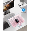 image:imageTECKNET Mouse Pad for Excel Word PowerPoint Windows Shortcuts  Excel Cheat Sheet Desk Pad116x98 Inch NonSlip Waterproof Office Desk Mat Portable Durable Clear Printing BlackPinkMultiSoftware Shortcut