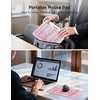 image:imageTECKNET Mouse Pad for Excel Word PowerPoint Windows Shortcuts  Excel Cheat Sheet Desk Pad116x98 Inch NonSlip Waterproof Office Desk Mat Portable Durable Clear Printing BlackPinkMultiSoftware Shortcut