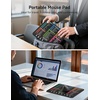 image:imageTECKNET Mouse Pad for Excel Word PowerPoint Windows Shortcuts  Excel Cheat Sheet Desk Pad116x98 Inch NonSlip Waterproof Office Desk Mat Portable Durable Clear Printing BlackBlackMultiSoftware Shortcut