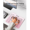 image:imageTECKNET Mouse Pad for Excel Word PowerPoint Windows Shortcuts  Excel Cheat Sheet Desk Pad116x98 Inch NonSlip Waterproof Office Desk Mat Portable Durable Clear Printing BlackPinkMultiSoftware Shortcut