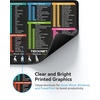 image:imageTECKNET Mouse Pad for Excel Word PowerPoint Windows Shortcuts  Excel Cheat Sheet Desk Pad116x98 Inch NonSlip Waterproof Office Desk Mat Portable Durable Clear Printing BlackBlackMultiSoftware Shortcut