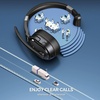 image:imageTECKNET Bluetooth Trucker Wireless Headset Noise Cancelling Mic for Work  Single Ear 50Hrs Battery 3 EQ Music Modes Clear Mic Wireless Headset for PC Truck Drivers Office amp Call CenterBlack