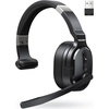 image:imageTECKNET Bluetooth Trucker Wireless Headset Noise Cancelling Mic for Work  Single Ear 50Hrs Battery 3 EQ Music Modes Clear Mic Wireless Headset for PC Truck Drivers Office amp Call CenterBlack