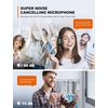 image:imageTECKNET Trucker Bluetooth Headset AI Noise Canceling Mic Wireless OnEar  AI Noise Canceling Mic reduces background noise for clear calls Wireless handsfree headset for truckers and office useLight Black