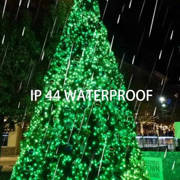 Dazzle Bright MultiColored Christmas Mini String Lights 20FT 100 Count Incandescent Waterproof Fairy Lights Plug in Connectable Christmas Decorations for Indoor Outdoor Home Party Garden YardGreen