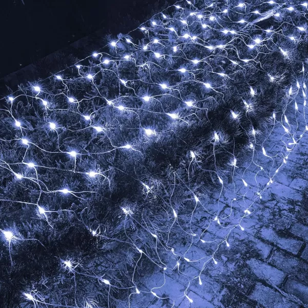 Dazzle Bright 33FT 100 LED Christmas String Lights  360 LED 12FT x 5 FT Christmas Net Lights