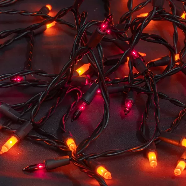 Dazzle Bright Christmas Mini String Lights 40FT 200 Count Incandescent Waterproof Fairy Lights Plug in Connectable Christmas Decorations for Indoor Outdoor Home Party Garden Yard Warm WhitePurple and Orange