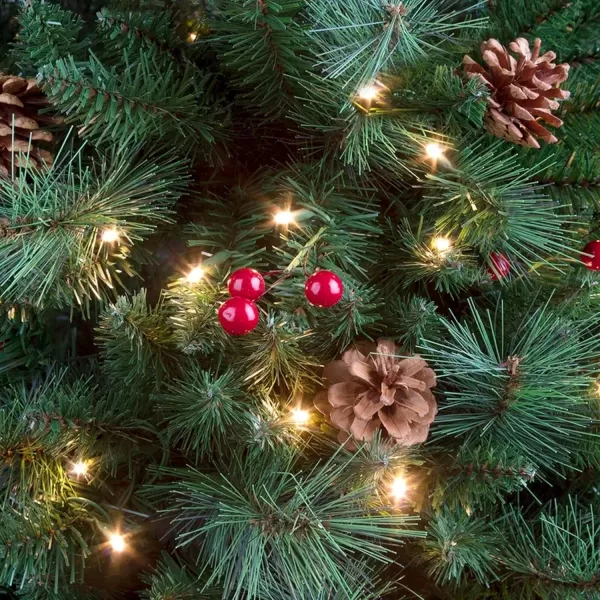 Dazzle Bright Christmas Mini String Lights 60FT 300 Incandescent Green Wire Fairy Lights UL Certified Christmas Decorations for Indoor Outdoor Yard Party Xmas Tree Decor MultiColoredWarm White