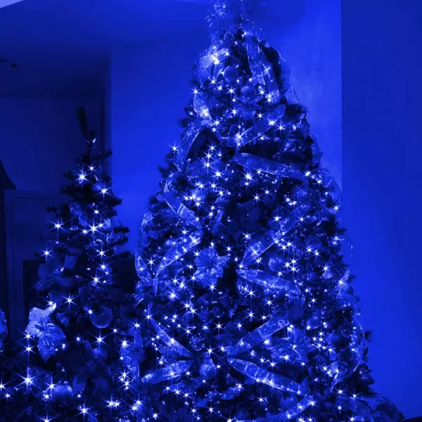 Dazzle Bright St Patricks Day Lights 20FT 100 Count Incandescent Waterproof Mini String Lights Plug in Connectable Christmas Decoration for Indoor Outdoor Home Party Garden Yard GreenBlue