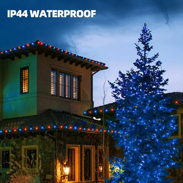 Dazzle Bright St Patricks Day Lights 20FT 100 Count Incandescent Waterproof Mini String Lights Plug in Connectable Christmas Decoration for Indoor Outdoor Home Party Garden Yard GreenBlue
