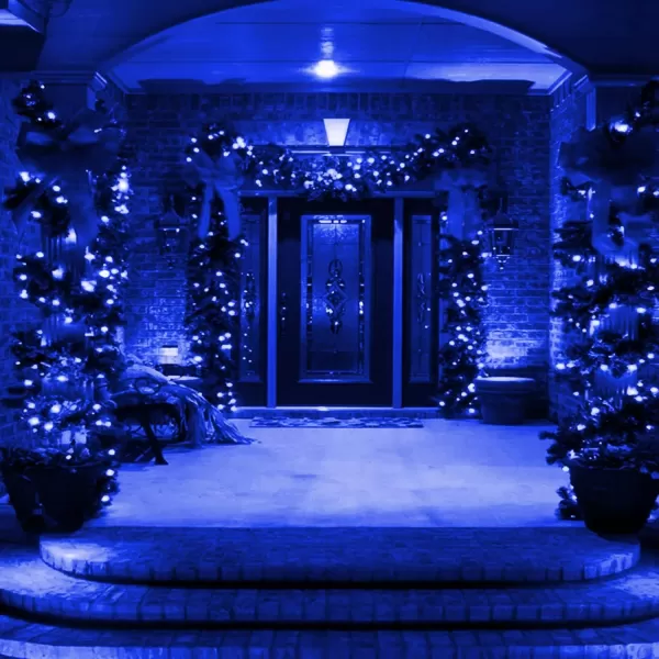 Dazzle Bright St Patricks Day Lights 20FT 100 Count Incandescent Waterproof Mini String Lights Plug in Connectable Christmas Decoration for Indoor Outdoor Home Party Garden Yard GreenBlue