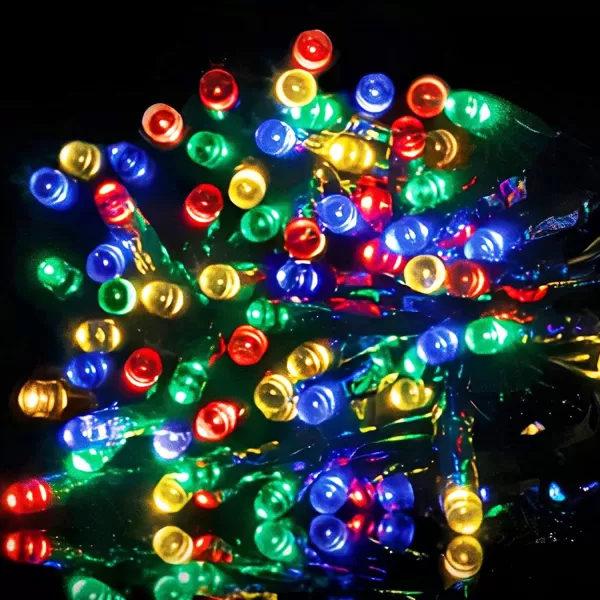 Dazzle Bright 300 LED Christmas String Lights 100 FT Connectable Waterproof String Lights Green Wire with 8 Modes Christmas Decorations for Indoor Outdoor Xmas Party Yard Garden Warm WhiteWarm White  Multicolored