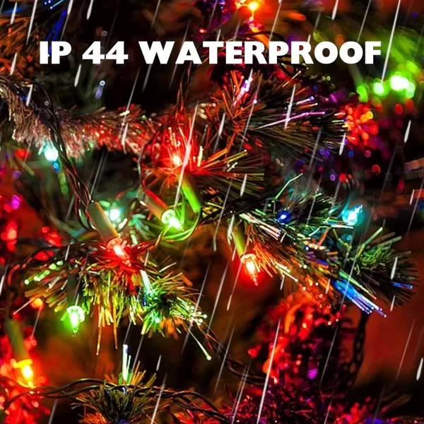 imageDazzle Bright Christmas Lights Storage Bags  20FT 100 Count MultiColored Christmas Mini String Lights