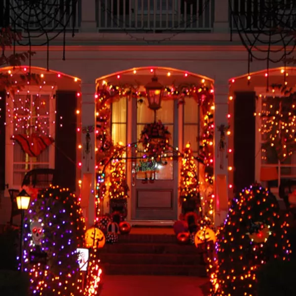 imageDazzle Bright Fairy String Lights 20FT 60 LED Copper Wire Battery Operated Waterproof Lights Halloween Decorations for Indoor Home Outdoor Patio Yard Party Decor 3 Pack