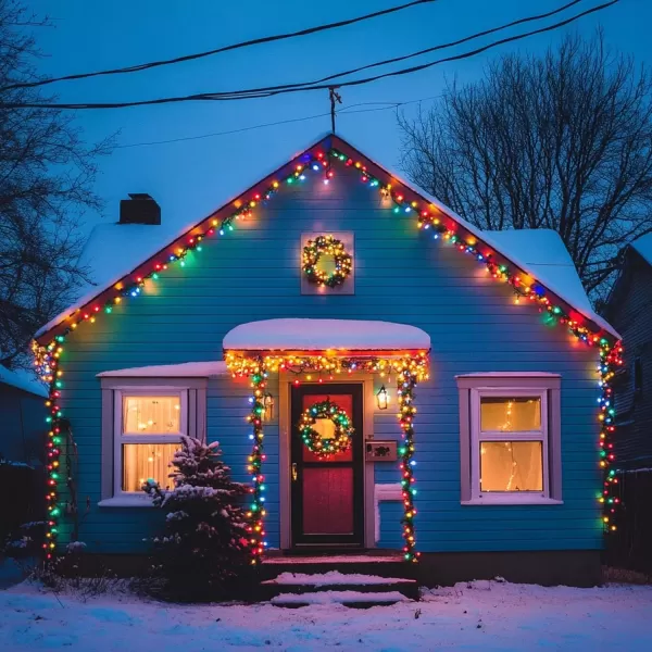 imageDazzle Bright 100 Pcs Replacement Christmas Mini Light Bulbs Warm White Incandescent String Light Bulbs 25 V Bulbs for Indoor Outdoor Xmas Tree Decor 170 mA 042 WattMulticolored