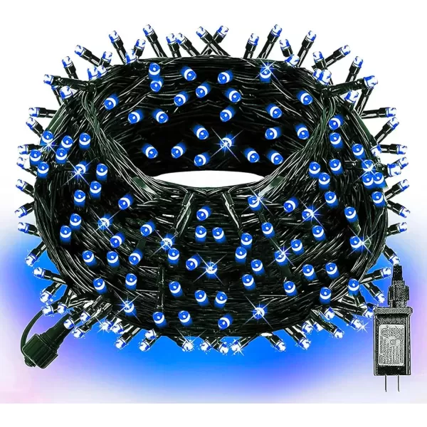 imageDazzle Bright Smart Christmas String Lights 98FT 300 LED RGB Color Changing String Lights with Remote ampamp App Controlled Christmas Decorations for Indoor Outdoor Holiday Xmas Tree Party DecorBlue