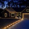 imageDazzle Bright 100 Pack C7 C9 Lights Spring Clips  100 LED Warm White C9 Christmas String Lights