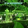 imageDazzle Bright 30 Pack Hooks for String Lights Clips  2 Pack 394 FT 120 LED Green Solar Powered Fairy Lights