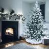 imageDazzle Bright Christmas Tree Lights 448 LED Waterfall Tree Topper Lights with Remote ampamp 8 Lighting Modes 82FT X 16 Lines Christmas Lights for Indoor Outdoor Yard Party Xmas Decoration WhiteWhite