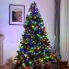 imageDazzle Bright Christmas Tree Lights 448 LED Waterfall Tree Topper Lights with Remote ampamp 8 Lighting Modes 82FT X 16 Lines Christmas Lights for Indoor Outdoor Yard Party Xmas Decoration WhiteMulticolor