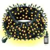 imageDazzle Bright 15 Pack Hooks for String Lights Clips  300 LED 100 FT Warm White Christmas String Lights
