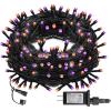 imageDazzle Bright Smart Color Changing Christmas Lights 66FT 200 LED RGB String Lights with Remote ampamp App Controlled Christmas Decorations for Indoor Outdoor Holiday Xmas Tree Party DecorPurple and Orange