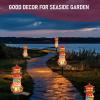 imageDazzle Bright Miniature Lighthouse Pathway Decorative Lights Solar Lights Outdoor Miniature Lighthouse Waterproof Garden Stake Light for Fairy Garden Pathway Lawn Yard Gifts DecorationLighthouse