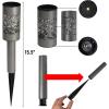 imageDazzle Bright Solar Pathway Lights Outdoor 12 Pack LED Warm White Waterproof Solar Powered Landscape Lights for Walkway Driveway Lawn Patio Yard Garden