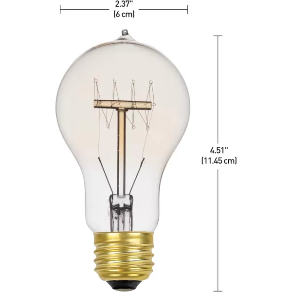 Globe Electric 40W Equivalent Soft White 2000K Edison Candelabra Amber Glass Dimmable LED Light Bulb 31355 1Pack B10 Vintage12 Pack