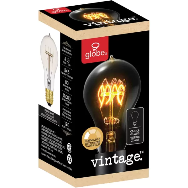 Globe Electric 40W Equivalent Soft White 2000K Edison Candelabra Amber Glass Dimmable LED Light Bulb 31355 1Pack B10 Vintage12 Pack