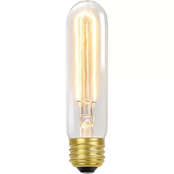 Globe Electric 01322 60W Vintage Edison T10 Radio Tube Incandescent Filament Light Bulb E26 Base 245 Lumens