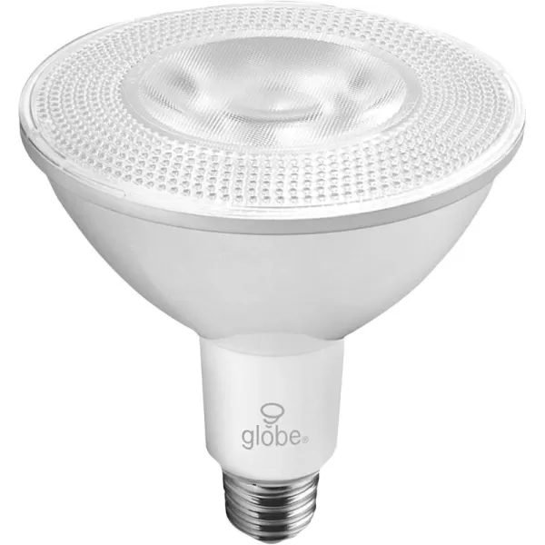 Globe Electric WiFi Smart 10 Watt 65W Equivalent Multicolor Changing RGB Tunable White Frosted LED Light Bulb No Hub Required Voice Activated 2000K  5000K BR30 Shape E26 Base50035PAR38