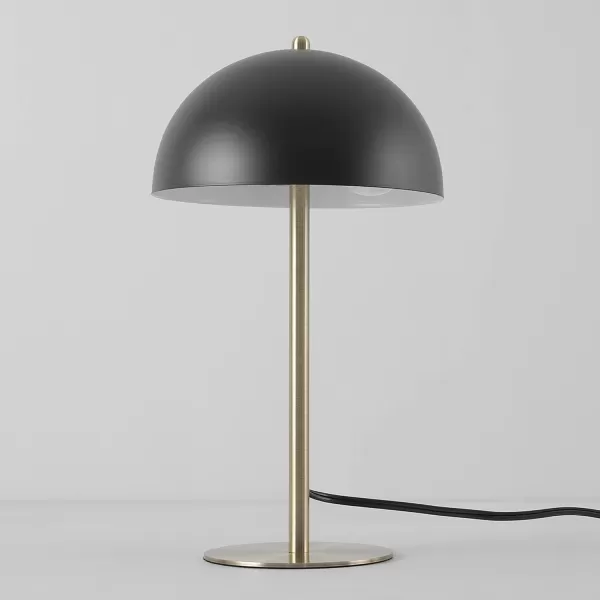 Globe Electric 65531 Luna 21quot 2Light Table Lamp Matte Blush Pink Double Plated Nickel OnOff Pull ChainsLuna Black