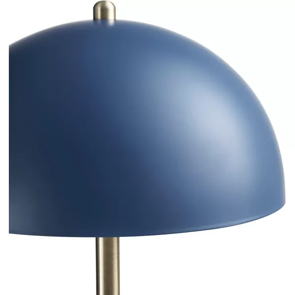 Globe Electric 65531 Luna 21quot 2Light Table Lamp Matte Blush Pink Double Plated Nickel OnOff Pull ChainsLuna Blue