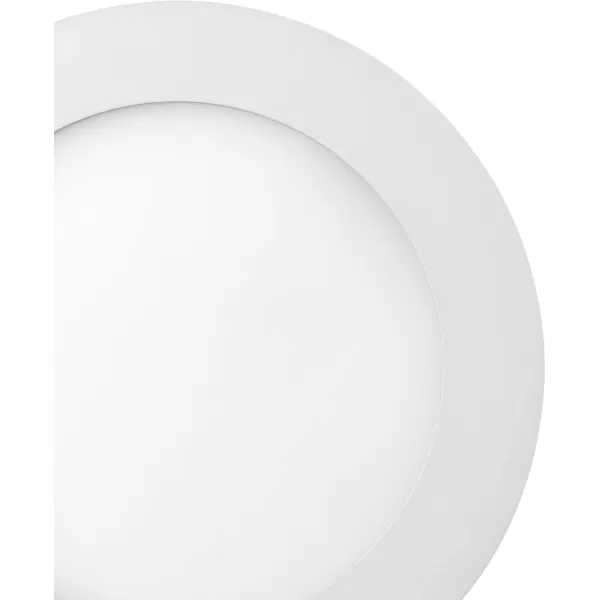 Globe Electric 90933 6quot Ultra Slim LED Integrated Recessed Lighting Kit 12 Watts Energy Star IC Rated Dimmable Wet Rated White Finish 631quot Hole Size Bathroom Lights 800 Lumens